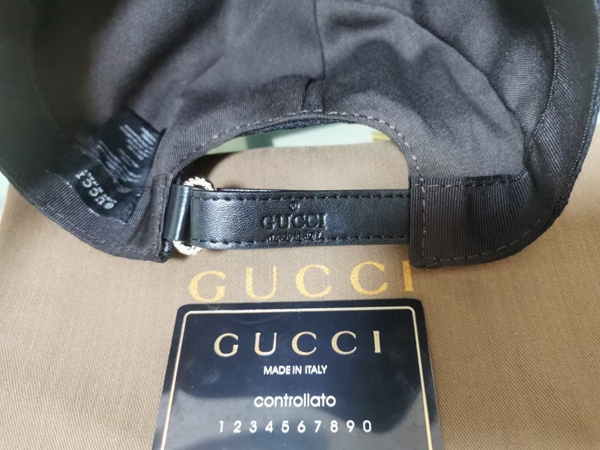 ブランド帽子角部分ディテール